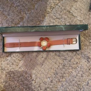 The Suzanne Somers Collection Set - Blue and Orange Flower Watches